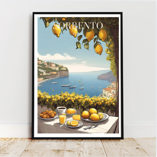 A morning in Sorrento Digital Wall Art Print